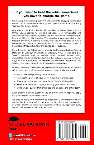 Game Changer back cover